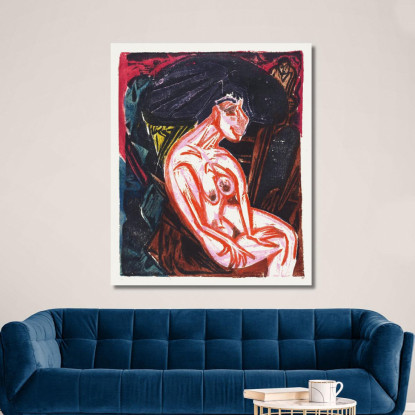 La Meravigliosa Storia Di Peter Schlemihl L'Amato 1915 Ernst Ludwig Kirchner elk98 quadro stampato su tela