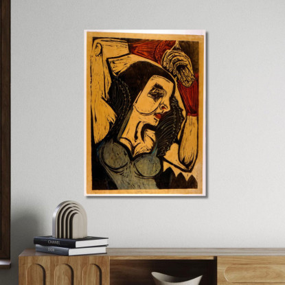 Locandina Di Nina Hard Ernst Ludwig Kirchner elk106 quadro stampato su tela