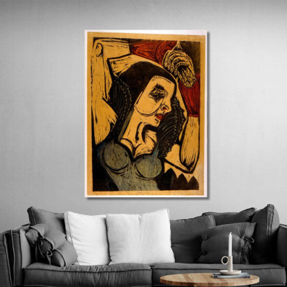 Locandina Di Nina Hard Ernst Ludwig Kirchner elk106 quadro stampato su tela