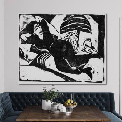 Riposo Della Pace Ernst Ludwig Kirchner elk110 quadro stampato su tela