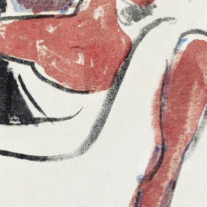 Ballerini Russi 1909 Ernst Ludwig Kirchner elk114 quadro stampato su tela