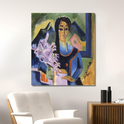 Domenica Sulle Alpi 1922 Ernst Ludwig Kirchner elk129 quadro stampato su tela