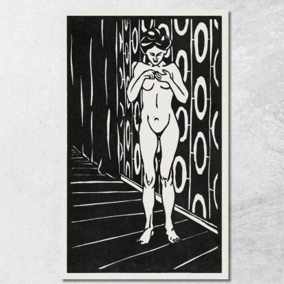 Il Gioco Delle Dita 1905 Ernst Ludwig Kirchner elk132 quadro stampato su tela