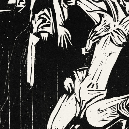 L'Opera Grafica Ernst Ludwig Kirchner elk133 quadro stampato su tela