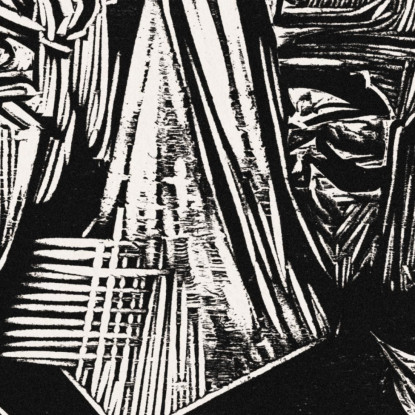 La Coppia Di Sposi Müller 1919 Di The Ernst Ludwig Kirchner elk137 quadro stampato su tela