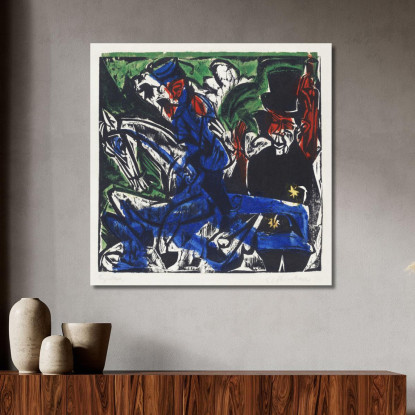 L'Histoire Merveilleuse De Peter Schlemihl Schlemihl Rencontre Le Petit Homme Gris Sur La Route 191 Ernst Ludwig Kirchner tablea