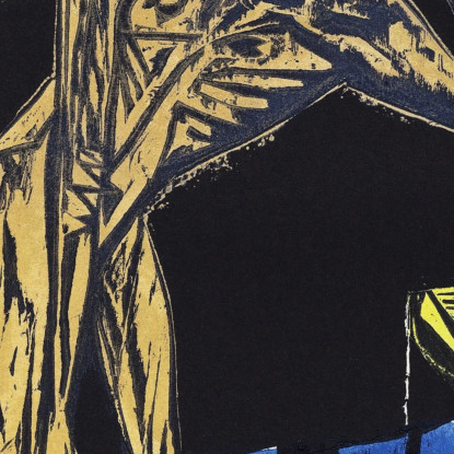 La Maravillosa Historia De Peter Schlemihl Schlemihl En La Soledad De Su Habitación 1915 Ernst Ludwig Kirchner cuadro en lienzo