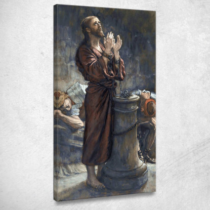 Venerdì Santo Mattina Gesù In Prigione James Tissot jts30 quadro stampato su tela