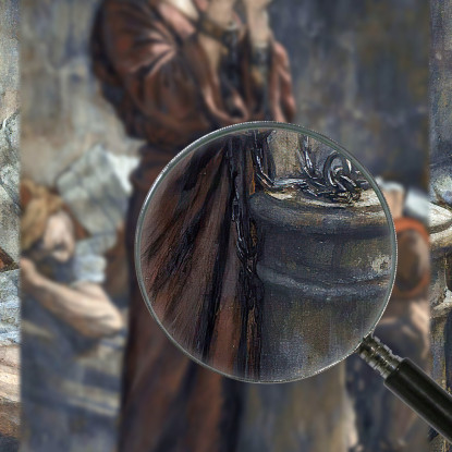 Venerdì Santo Mattina Gesù In Prigione James Tissot jts30 quadro stampato su tela