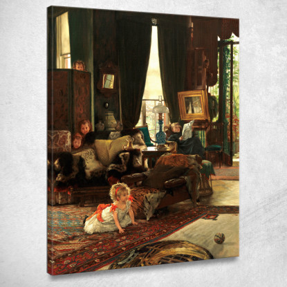 Nascondino James Tissot jts34 quadro stampato su tela