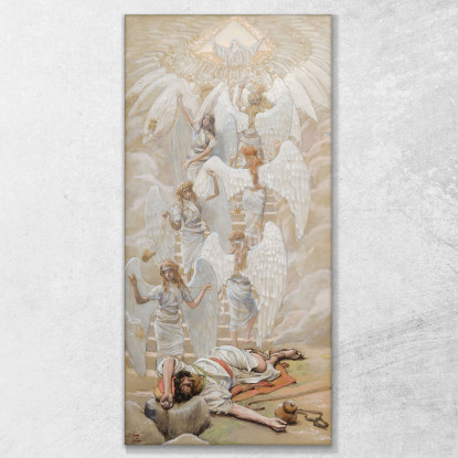 Il Sogno Di Giacobbe James Tissot jts39 quadro stampato su tela