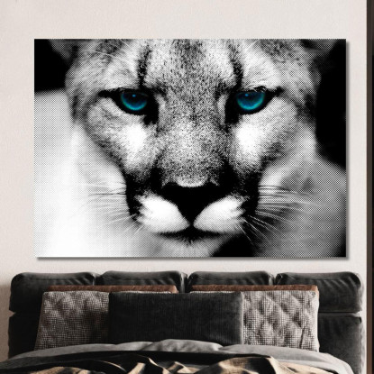 Quadro Astratto Occhi Di Ghiaccio abs62 quadro stampato su tela