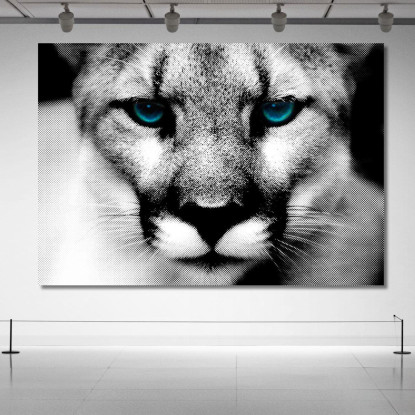 Quadro Astratto Occhi Di Ghiaccio abs62 quadro stampato su tela