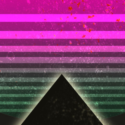 Quadro Astratto Sole Geometrico abs72 quadro stampato su tela