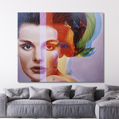 Quadro Astratto Spectrum Gossip Girl Marfa abs92 quadro stampato su tela