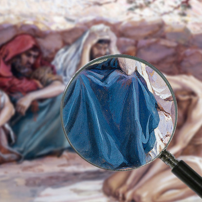 Giobbe E I Suoi Tre Amici James Tissot jts45 quadro stampato su tela