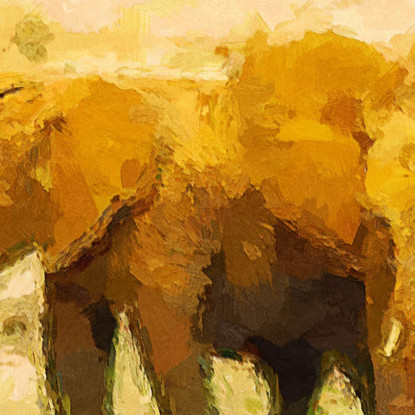 Quadro Famiglia Di Elefanti Africani Unione E Forza Nella Savana afr21 quadro stampato su tela