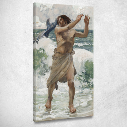 Giona James Tissot jts46 quadro stampato su tela