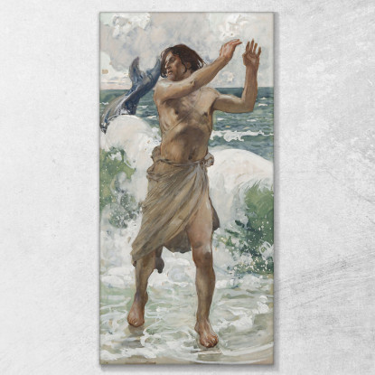 Giona James Tissot jts46 quadro stampato su tela