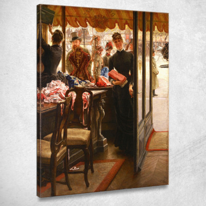 La Commessa James Tissot jts52 quadro stampato su tela