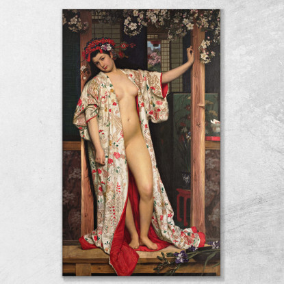I Giapponesi Nel Bagno James Tissot jts54 quadro stampato su tela