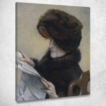 La Luce Di Lettura James Tissot jts55 quadro stampato su tela