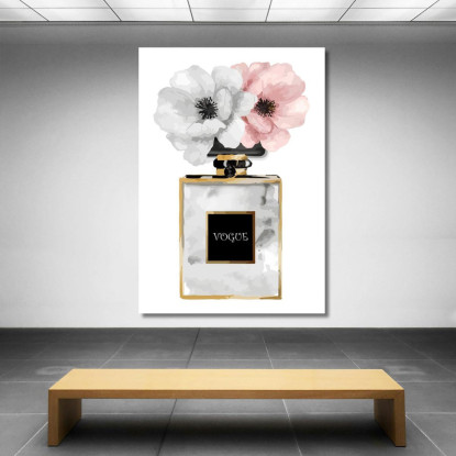 Quadro Profumo Con Fiori Pastello Anemoni Fashion fsn66 quadro stampato su tela