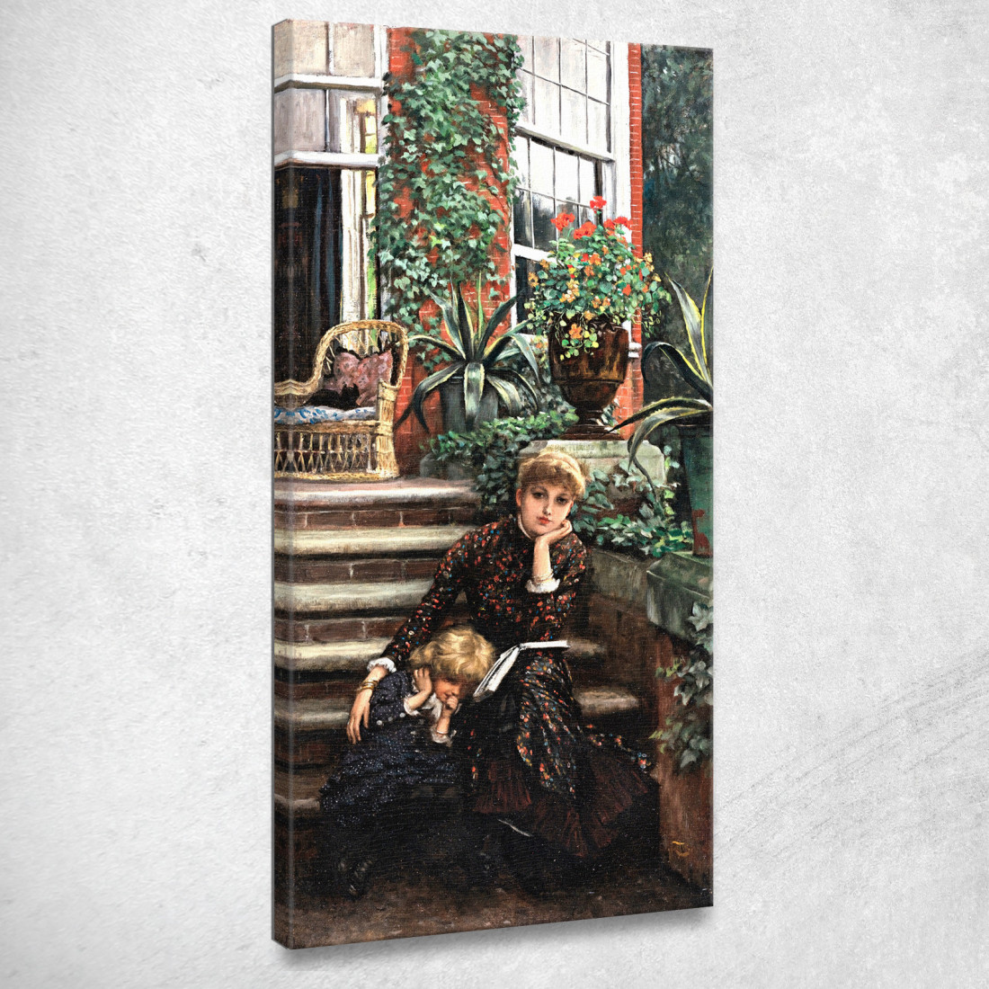 La Sorella Maggiore James Tissot jts57 quadro stampato su tela