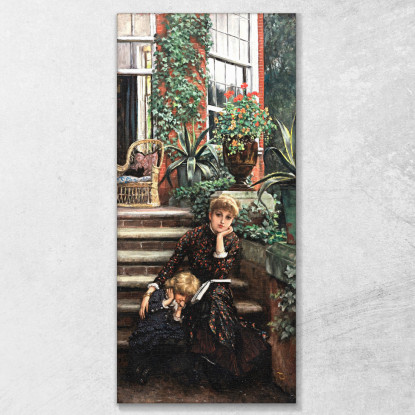 La Sorella Maggiore James Tissot jts57 quadro stampato su tela