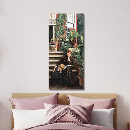 La Sorella Maggiore James Tissot jts57 quadro stampato su tela