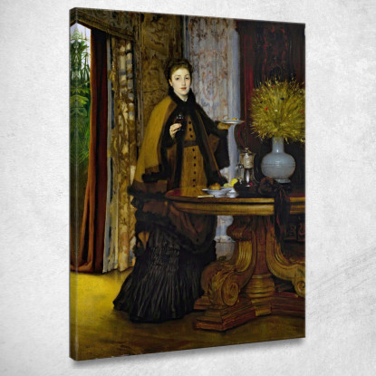 Le Goúter Lo Snack James Tissot jts61 quadro stampato su tela