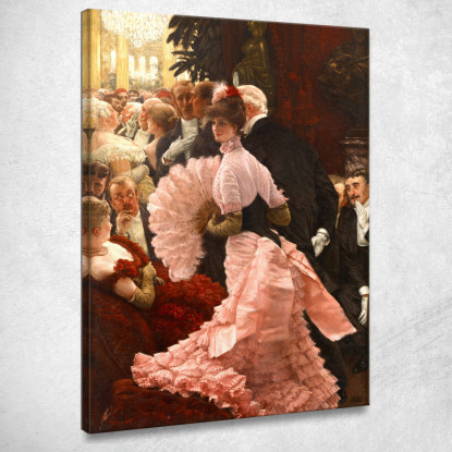 L'Ambiziosa Donna Politica  James Tissot jts62 quadro stampato su tela