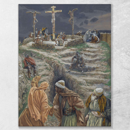 Dio Mio Dio Mio Perché Mi Hai Abbandonato? James Tissot jts66 quadro stampato su tela