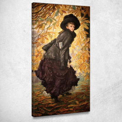 Ottobre James Tissot jts68 quadro stampato su tela
