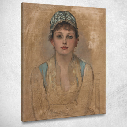 Ritratto Di Kathleen Newton James Tissot jts74 quadro stampato su tela