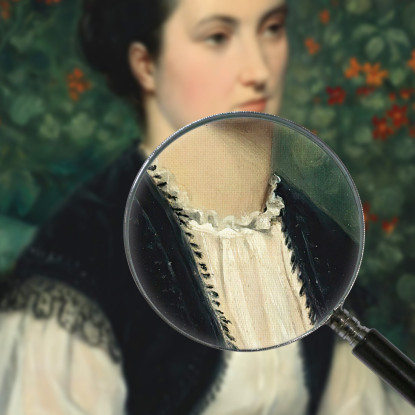 Ritratto Di Una Signora James Tissot jts75 quadro stampato su tela