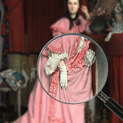 Ritratto Della Marchesa De Miramon Nata Thérèse Feuillant James Tissot jts81 quadro stampato su tela