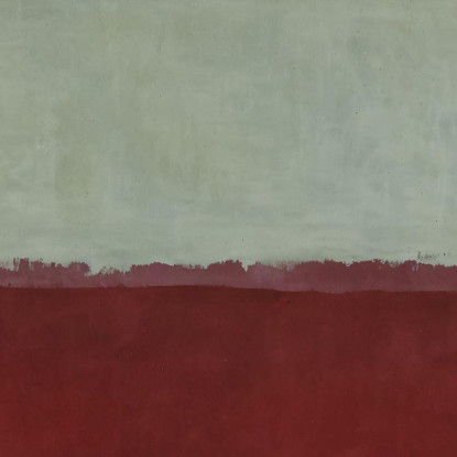Terra D’Ombra Bruciata Azzurro E Strisce Indaco Reinterpretazione Mark Rothko irhk5 quadro stampato su tela