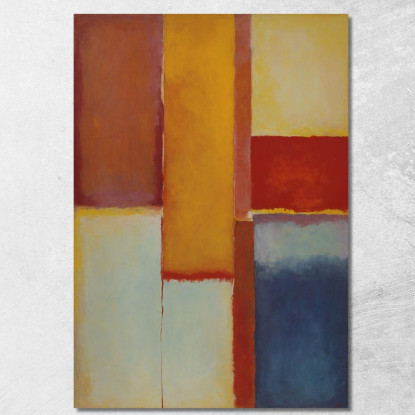 Terra E Cielo In Contrasto Reinterpretazione Mark Rothko irhk8 quadro stampato su tela