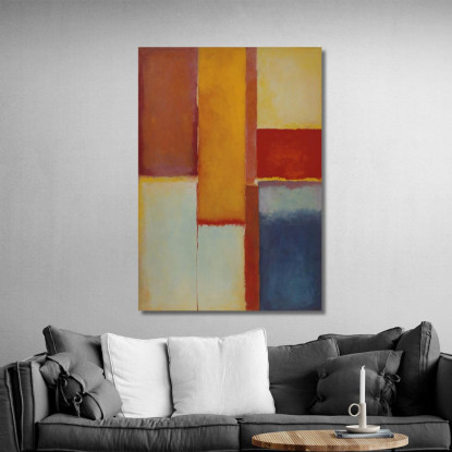 Terra E Cielo In Contrasto Reinterpretazione Mark Rothko irhk8 quadro stampato su tela