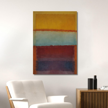 Oro Caldo E Blu Freddo Reinterpretazione Mark Rothko irhk20 quadro stampato su tela