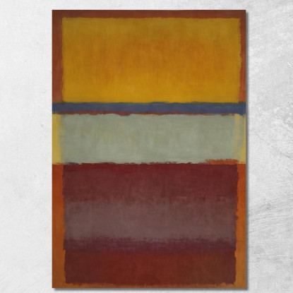 Giallo Blu E Rosso Intenso Ispirato A Mark Rothko irhk21 quadro stampato su tela