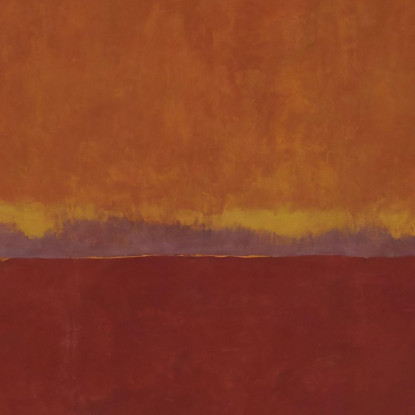 Giallo Arancione E Rosso Intenso Stile Mark Rothko irhk22 quadro stampato su tela