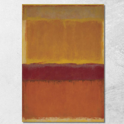 Giallo Rosso E Ruggine Reinterpretazione Mark Rothko irhk23 quadro stampato su tela