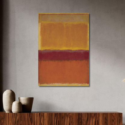 Giallo Rosso E Ruggine Reinterpretazione Mark Rothko irhk23 quadro stampato su tela