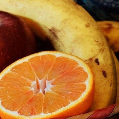 Quadro Moderno Cestino Di Frutta foo21 quadro stampato su tela