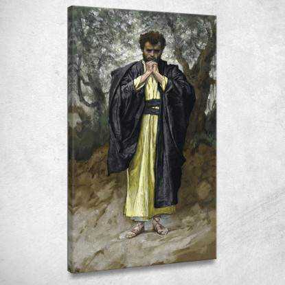 San Matteo San Mathieu James Tissot jts88 quadro stampato su tela