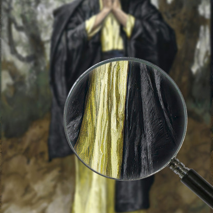 San Matteo San Mathieu James Tissot jts88 quadro stampato su tela