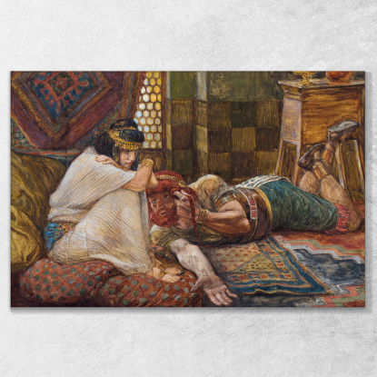 Sansone Rivela Il Suo Segreto A Dalila James Tissot jts90 quadro stampato su tela