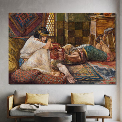 Sansone Rivela Il Suo Segreto A Dalila James Tissot jts90 quadro stampato su tela